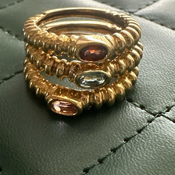 Gemstone Ring Set - Picture 1 of 8